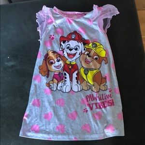 Paw patrol toddler baby nightgown